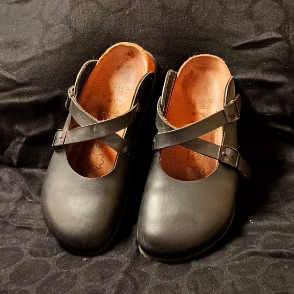 Leather Clogs